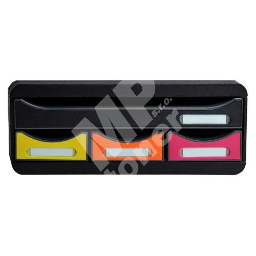 Exacompta Iderama zásuvkový box nízký, A4 maxi, 4 zásuvky, PS 1