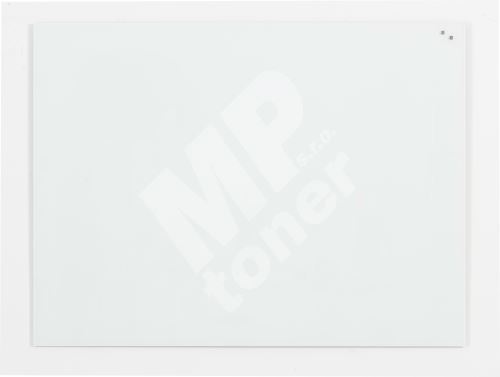 Skleněná magnetická tabule Naga 90 x 120 cm, bílá 1