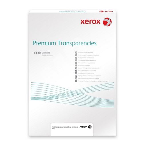 Transparentní fólie A4 Xerox 003R98202, černobílé laserové tiskárny, 1bal/100ks 1