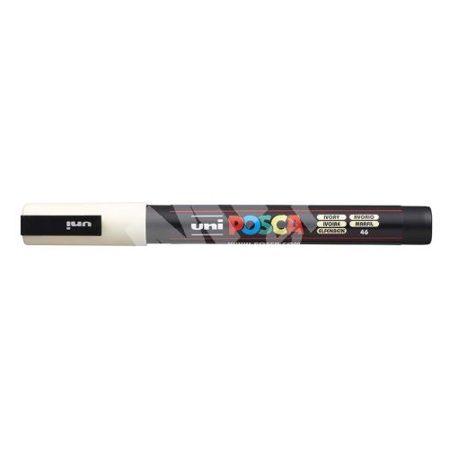 Uni Posca PC-3M akrylový popisovač, 0,9-1,3 mm, smetanový 1