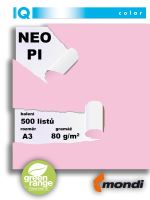 Barevný papír IQ NEOPI A3 80g fosforově růžová 1bal/500ks 2 (1)
