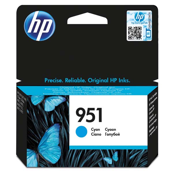 Inkoustová cartridge HP CN050AE, Officejet Pro 8100, cyan, No.951, originál