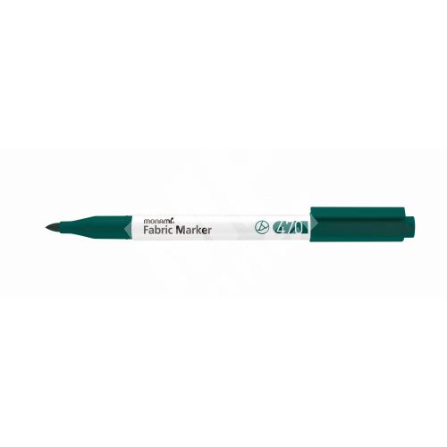 Popisovač na textil Monami Fabric Marker 470, green 1