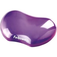 Podložka pod zápěstí Fellowes Crystal gelová fialová Podložka pod zápěstí Fellowes Crystal gelová fialová