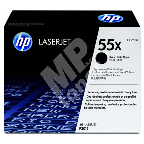 Toner HP CE255X, black, 55X, originál 1