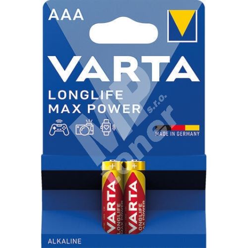 Baterie Varta Max Power LR03/2, AAA, 1,5V 1