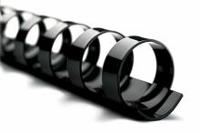 Plastové hřbety pro vazbu 9/16", 19 mm, černé 16 (15)
