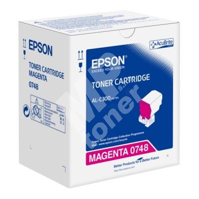 Toner Epson C13S050748, magenta, originál 1