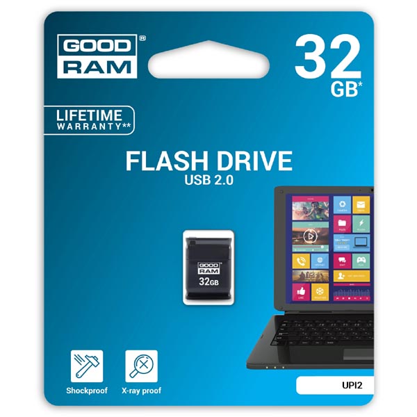 32GB Goodram UPI2, USB flash disk 2.0, černá