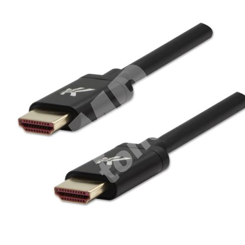 Video kabel HDMI samec - HDMI samec, HDMI 2.1 - Ultra High Speed, 1m, pozlacené 1