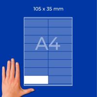 Univerzální etikety AVERY 105x35 mm 100 listů A4 - 3423 4 (4)