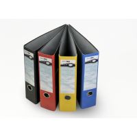 Pořadač A4 75mm páka modrý Smartline 3 (3)