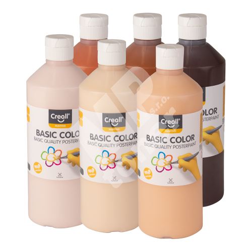 Temperové barvy Creall, World, 6 x 500ml 1