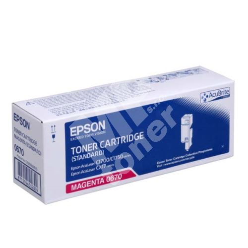 Toner Epson C13S050670, magenta, originál 1