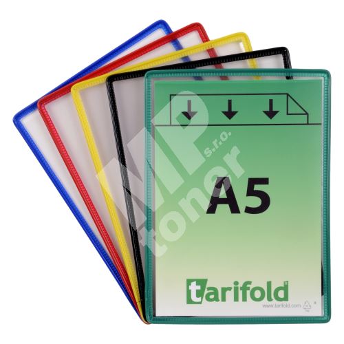 Tarifold rámeček s kapsou, A5, otevřený shora, mix barev, 5 ks 1