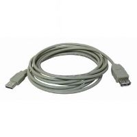 Kabel USB (2.0), A plug/A socket, 5m, přenosová rychlost 480Mb/s, LOGO 3 (2)