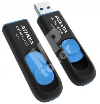ADATA 64GB UV128, USB flash disk 3.0, modrá 1