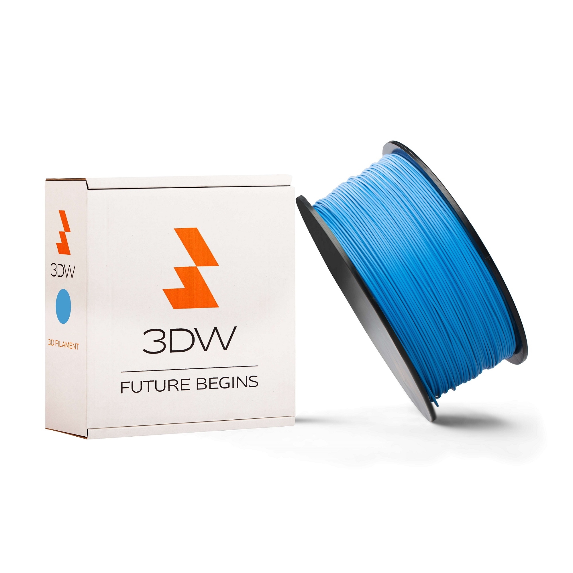 Tisková struna 3DW (filament) ABS, 1,75mm, 1kg, modrá, 220-250°C
