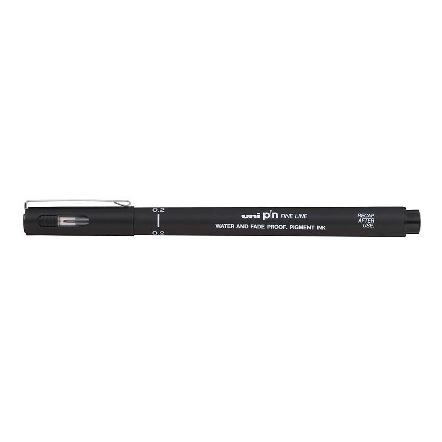 Liner Uni Pin 0,2 mm, PIN02-200, černý