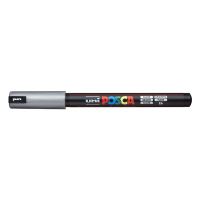 Akrylový popisovač Uni Posca PC-1MR, 0,7 mm, stříbrný