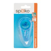 Korekční strojek Spoko 5 mm x 8 m, modrá Korekční strojek Spoko 5 mm x 8 m, modrá