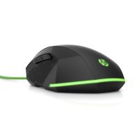 Myš HP Pavilion 200, 3200DPI, optická, 7tl., drátová USB, RGB osvětlení, černá 2 (1)