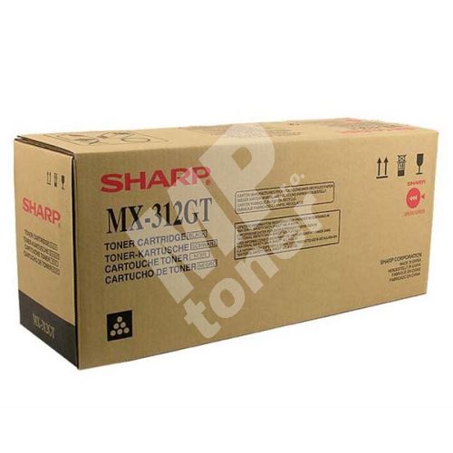 Toner Sharp MX-312GT, black, originál 1