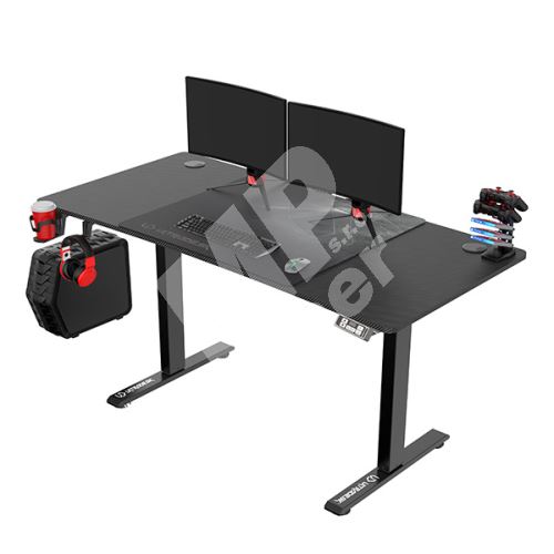 Herní stůl Ultradesk Level V2, 140x68x72-117cm, elektricky nastavitelná výška 1