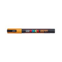Uni Posca PC-3M akrylový popisovač, 0,9-1,3 mm, třpytivě oranžový 2 (1)