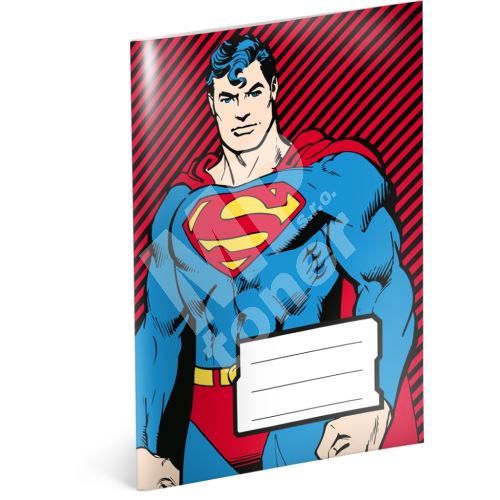 Notýsek Superman, A6, 20 listů, linkovaný 1