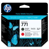 Tisková hlava HP CE017A, No. 771, matte black/chromatic red, originál