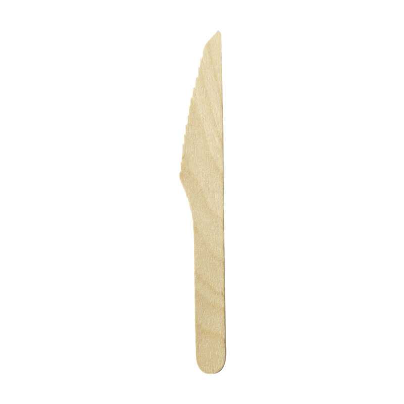 Nůž dřevěný 16 cm, 100ks