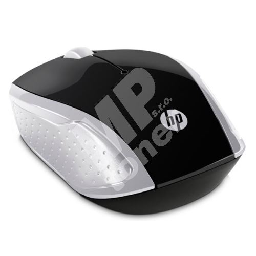 Myš HP 200 Wireless Pike Silver, 2.4 [GHz], optická, bezdrátová, stříbrná 1