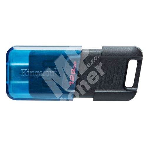 128GB Kingston DataTraveler 80, USB flash disk 3.2, USB C, modrá 1