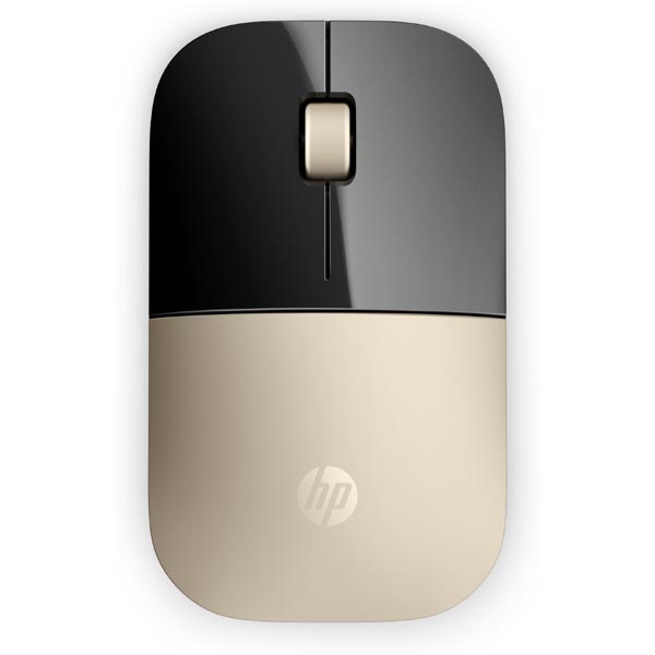 Myš HP Z3700 Wireless Gold, optická Blue LED, bezdrátová