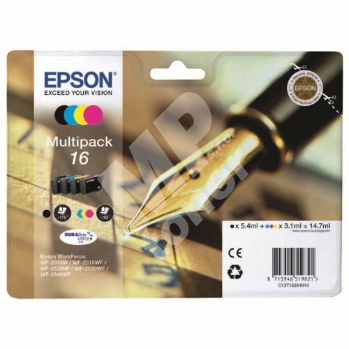 Cartridge Epson C13T16264012, CMYK, originál 1