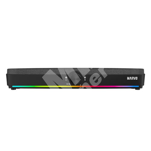 Soundbar Marvo SG-286, 2.0, 10W, černý, regulace hlasitosti, RGB podsvícení 1