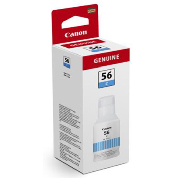 Inkoustová cartridge Canon GI-56C, Maxify GX6050, GX7050, cyan, 4430C001, originál