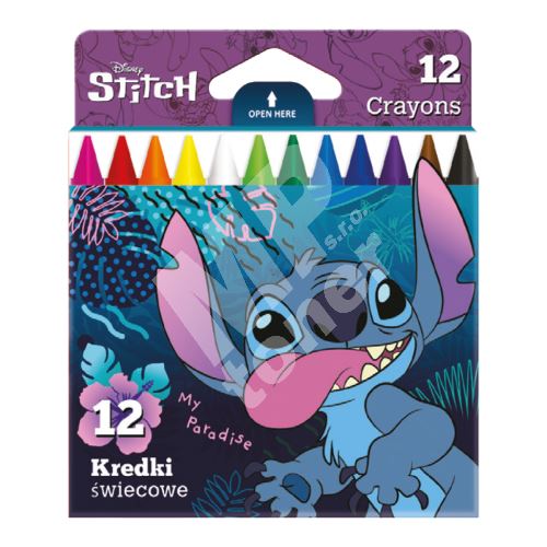 Voskovky Colorino Jumbo, Stitch, 12 barev 1