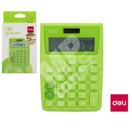 Kalkulačka Del, zelená E1122 1