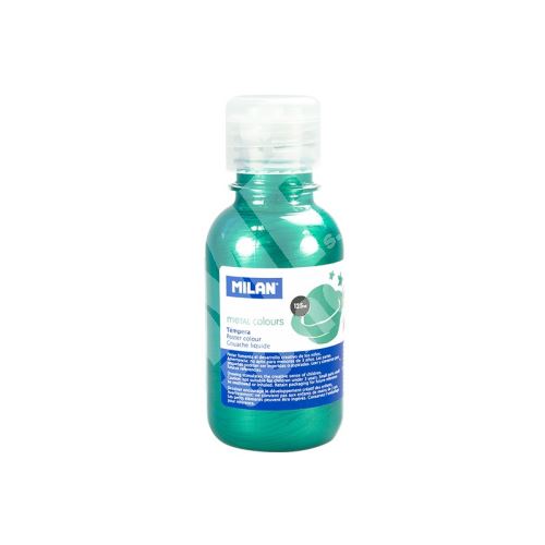 Temperová barva Milan 033461, 125 ml, metalická zelená 1