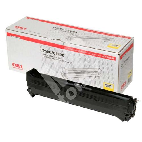 Válec OKI C9600, C9800, MFP, žlutý, 42918105, originál 1