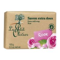 Le Petit Olivier Extra jemné mýdlo - Růže, 100g