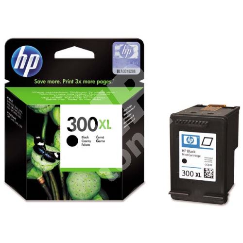 Cartridge HP CC641EE, black, No. 300XL, originál 1