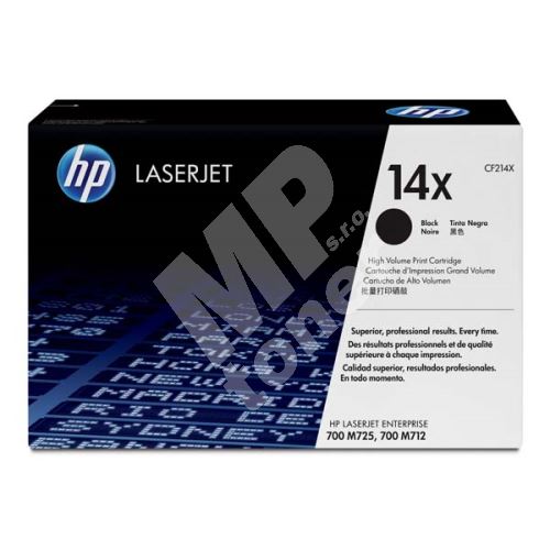 Toner HP CF214X, black, 14X, originál 1