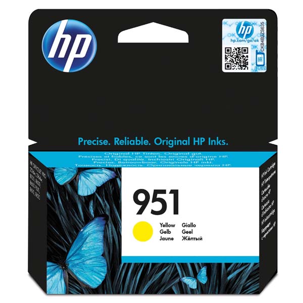 Inkoustová cartridge HP CN052AE, Officejet Pro 8100, yellow, No.951, originál