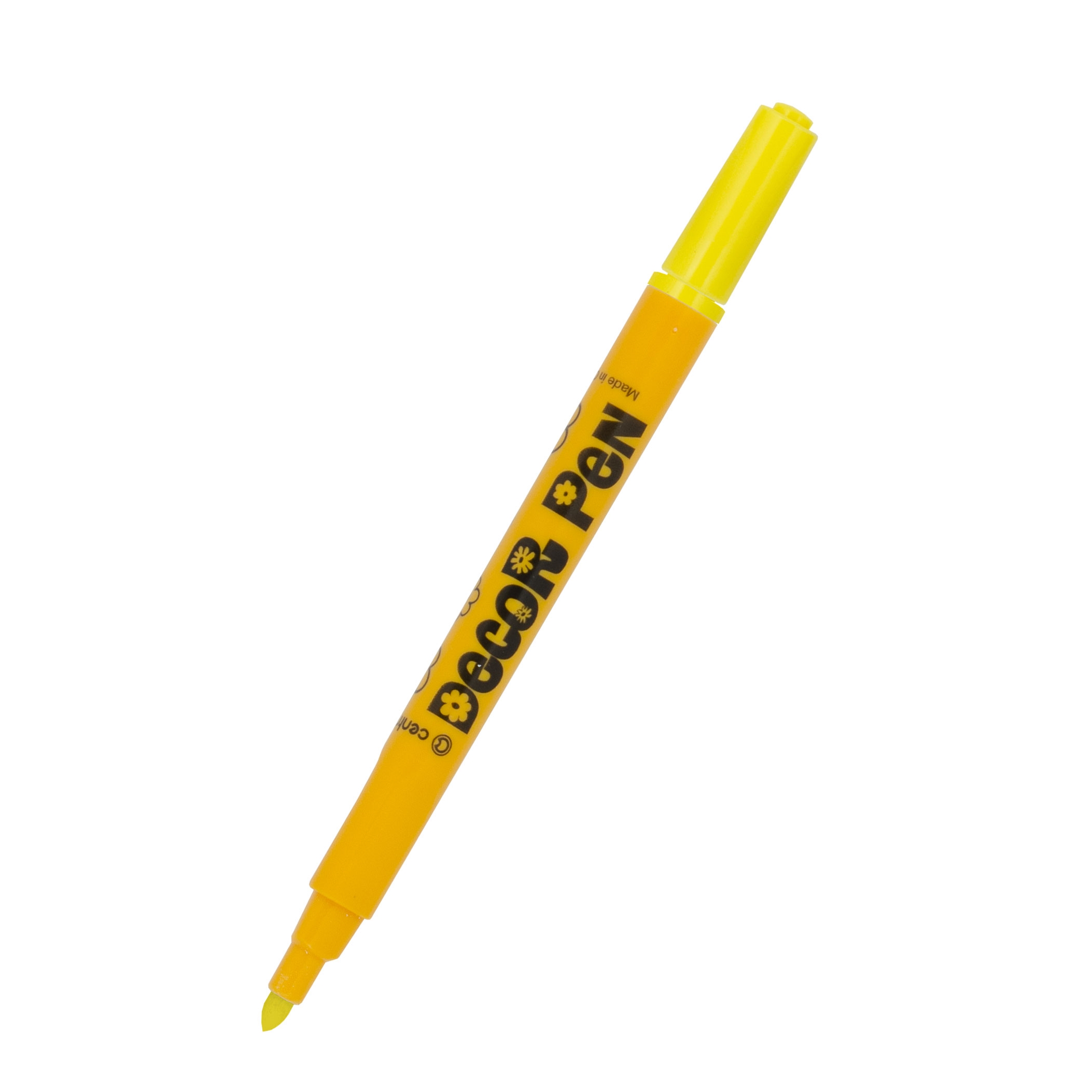 Značkovač Centropen 2738 Decor Pen, žlutý