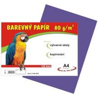 Náčrtkový papír barevný fialový A4, 100 listů 1 (1)