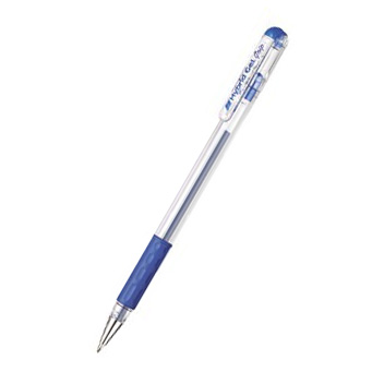 Kuličkové pero Pentel K116 Hybrid Gel, modrá