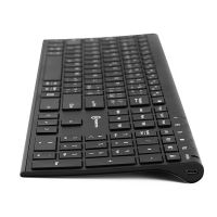 Klávesnice Powerton UltraSlim, integrovaná, CZ/SK, Multi-Device typ 2.4 GHz, černá 5 (4)